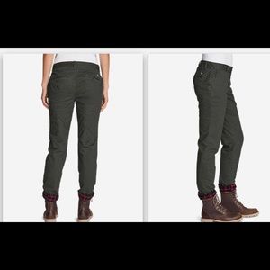 Eddie Bauer Women’s flannel lined pants